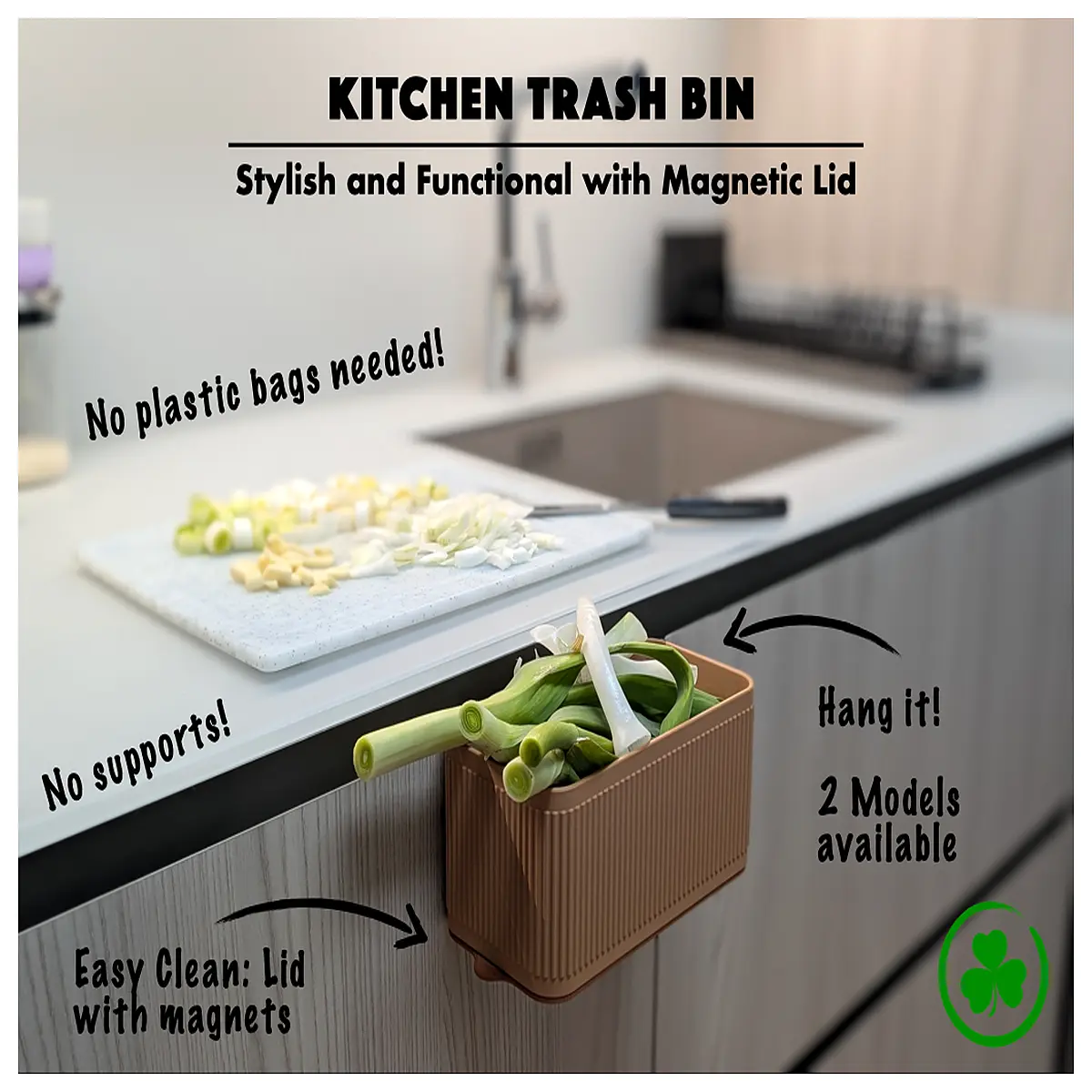 modern kitchen trash can with lid step pedal stainless steel large capacity waste bin for home office