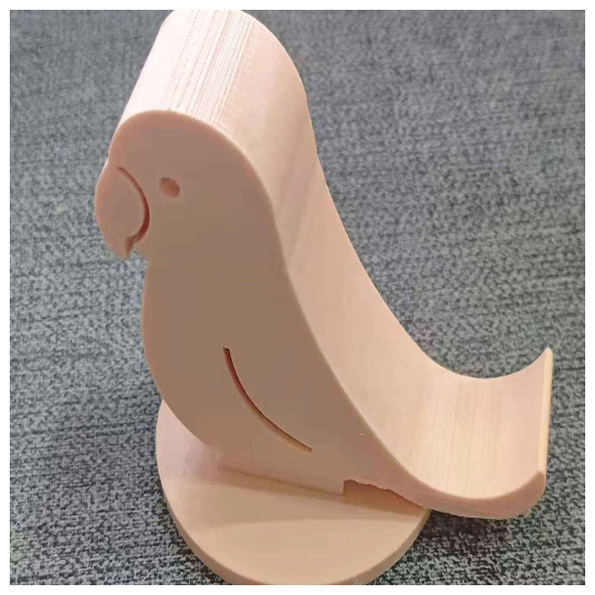 cute parrot phone holder for desk colorful bird case grip tropical animal desktop accessory adjustable parrot mount for