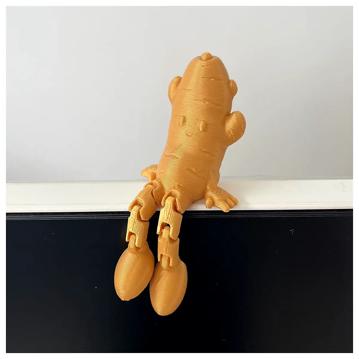 movable joint funny ginger man desk toy stress relief office decor cute computer figure