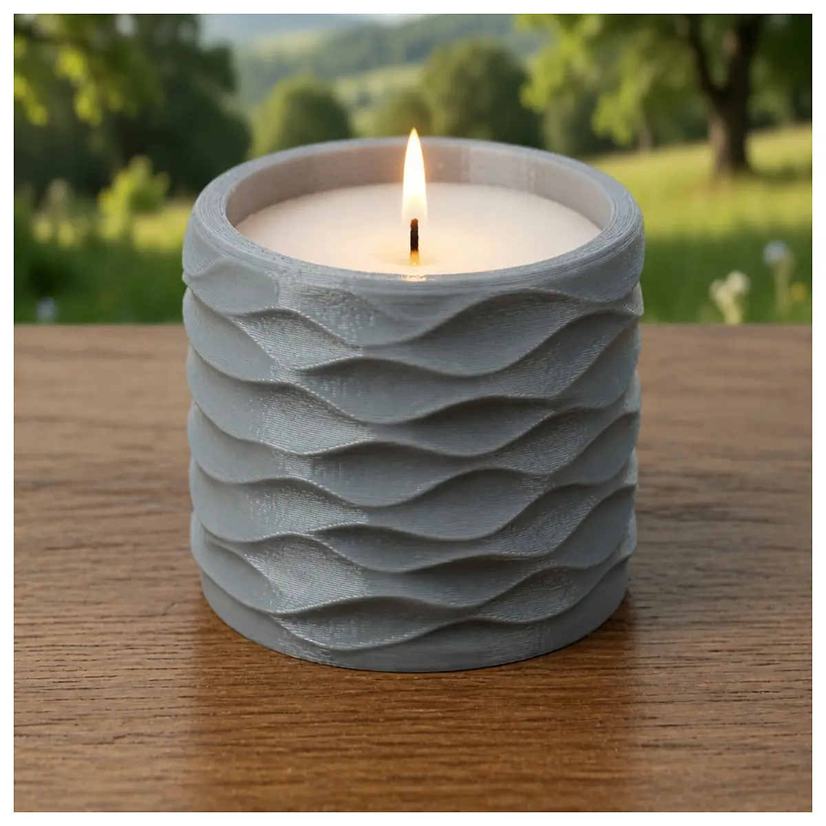tiered wavy candle holder centerpiece table decor for wedding party rustic boho home decoration