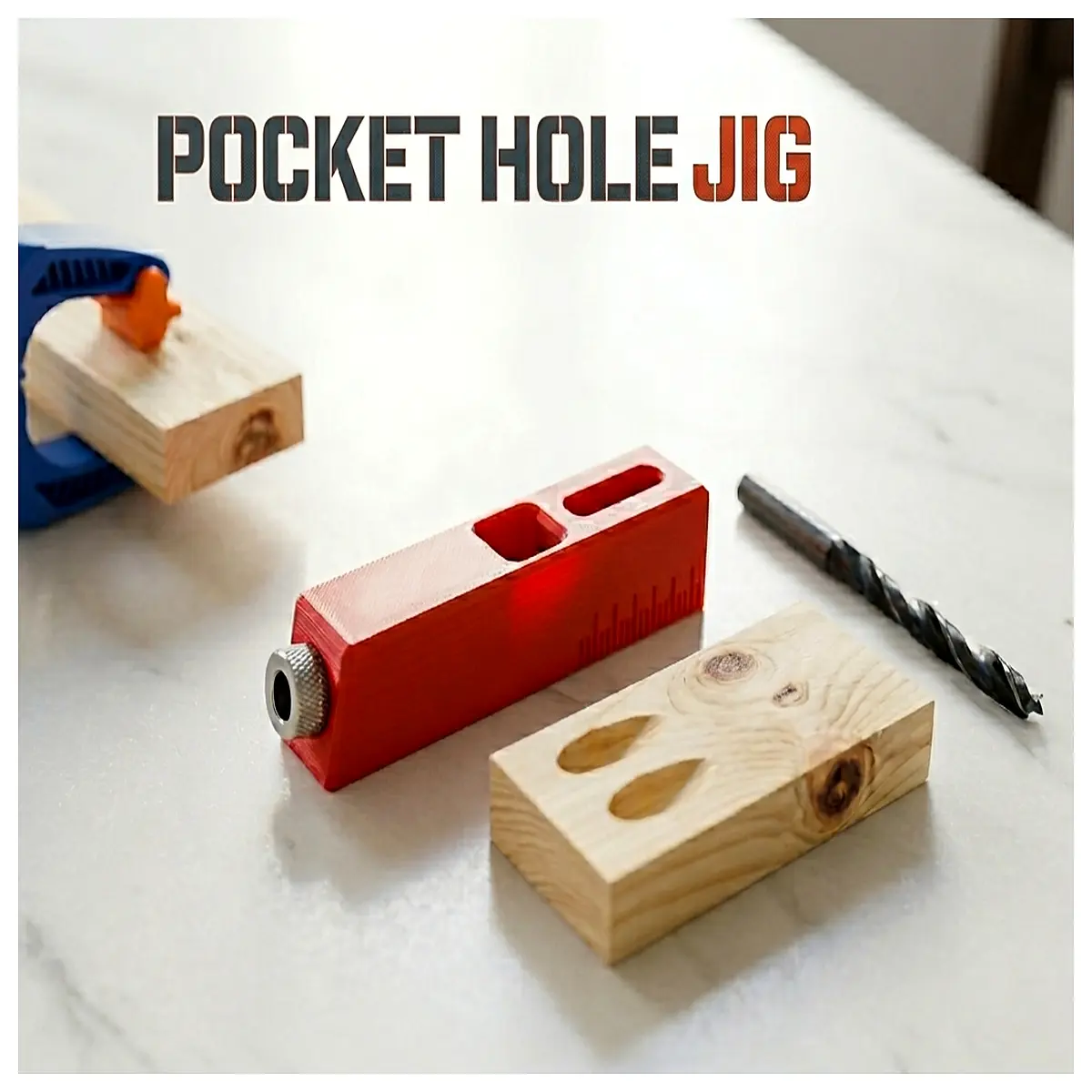 pocket hole jig guide clamp for precise wood joinery woodworking tools