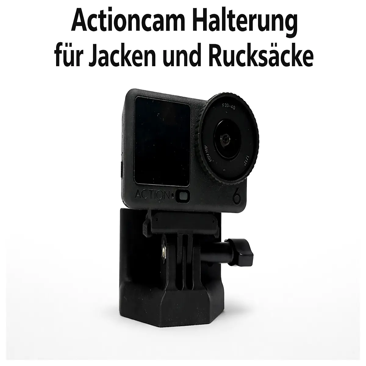 action camera jacket mount backpack strap clip holder for gopro dji osmo