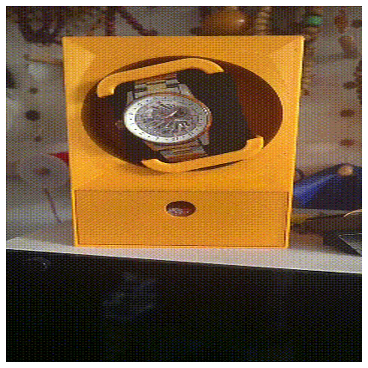 automatic watch winder for mechanical movement rotator box storage