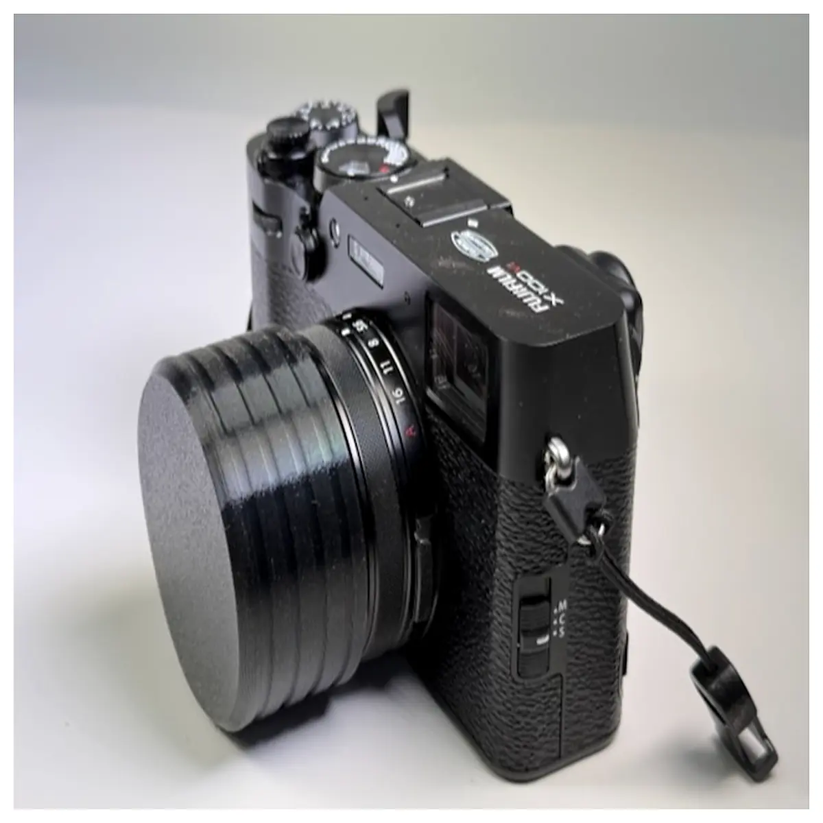 soft lens cap for fuji x100v and x100vi compact camera protection silicone cover