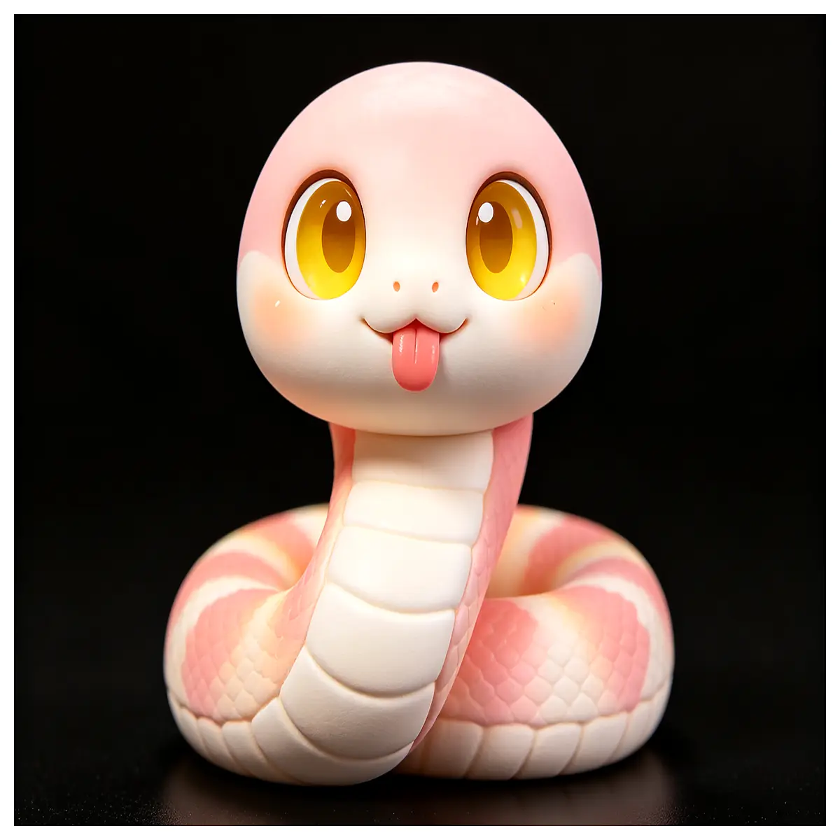 funny cute snake plush toy silly cartoon serpent stuffed animal for kids quirky garden gnome decoration humorous reptile gift