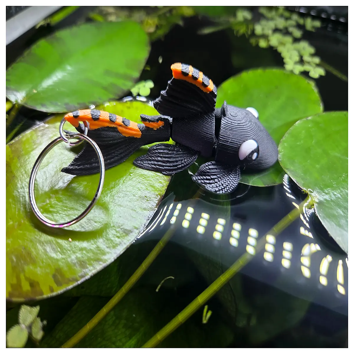 movable l091 pleco fish toy realistic catfish decoration for aquariums