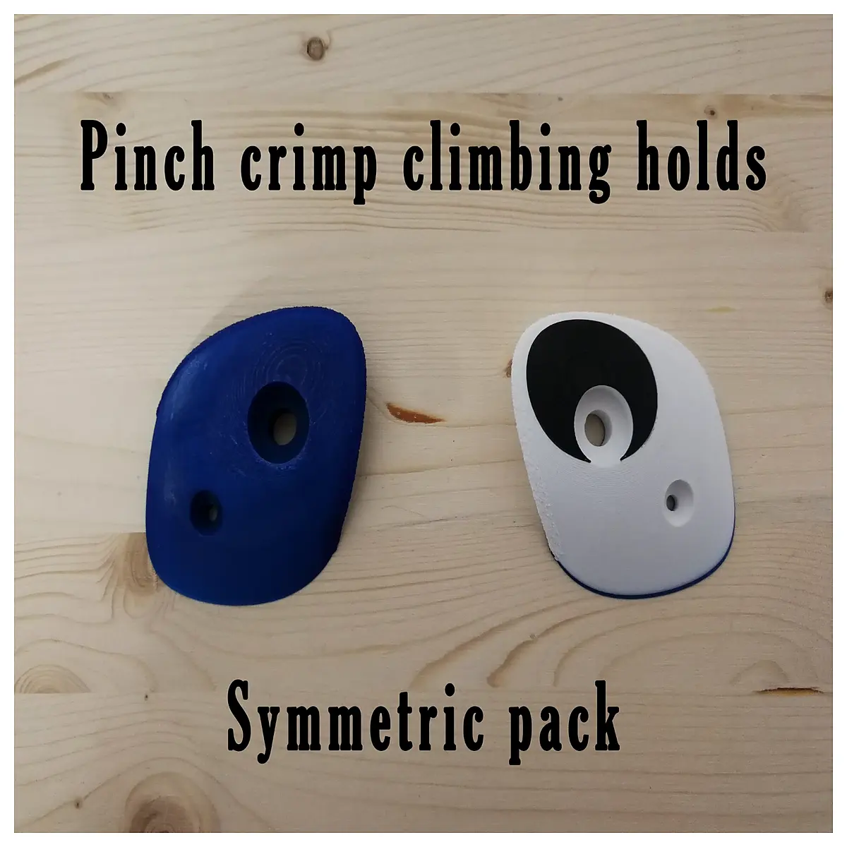symmetric pinch climbing hold grip training rock wall bouldering