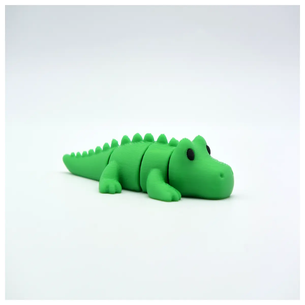 fidget keychain moving joint toy stress relief animal charm funny reptile zipper pull