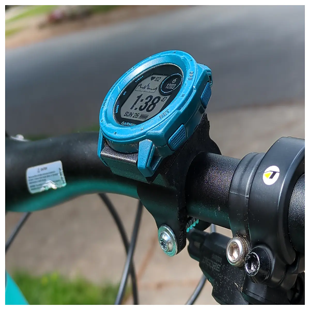 handlebar mount for smartwatch quick release bike cycling gps holder