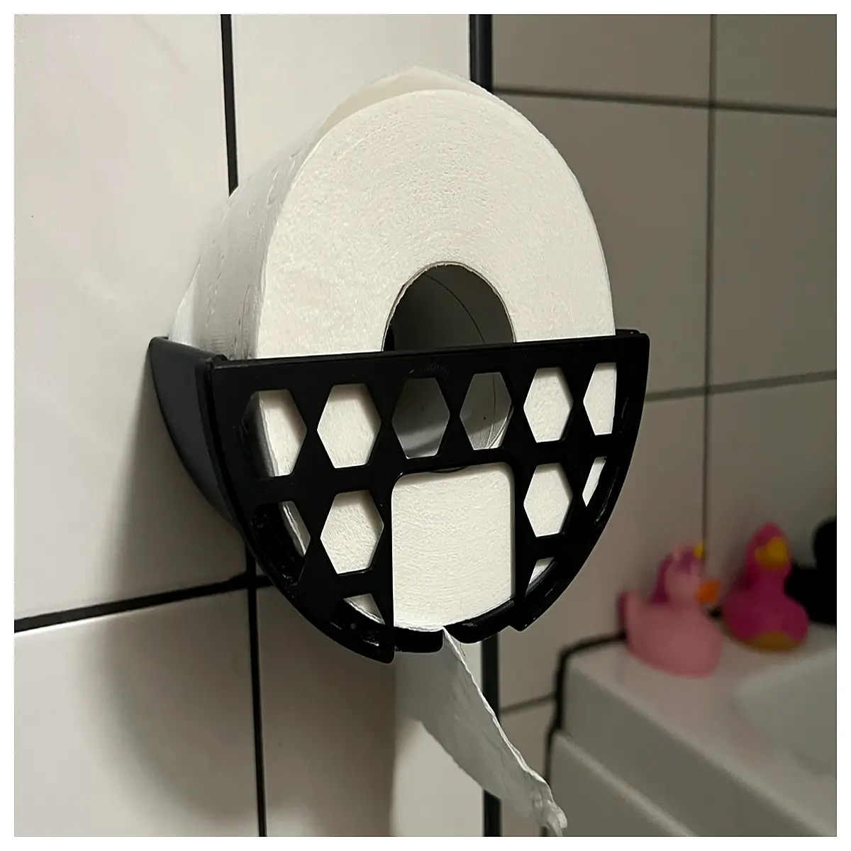 toilet paper roll cover holder organizer bathroom countertop storage decorative lid for standard rolls
