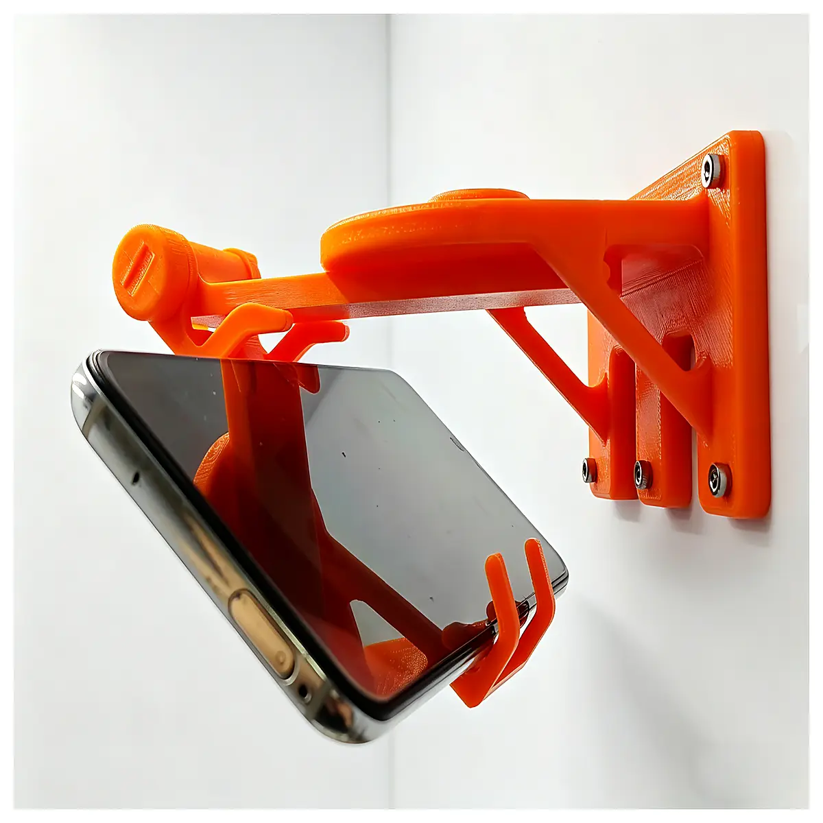 wall mount phone holder adjustable angle for security camera cctv surveillance diy ip cam adapter bracket