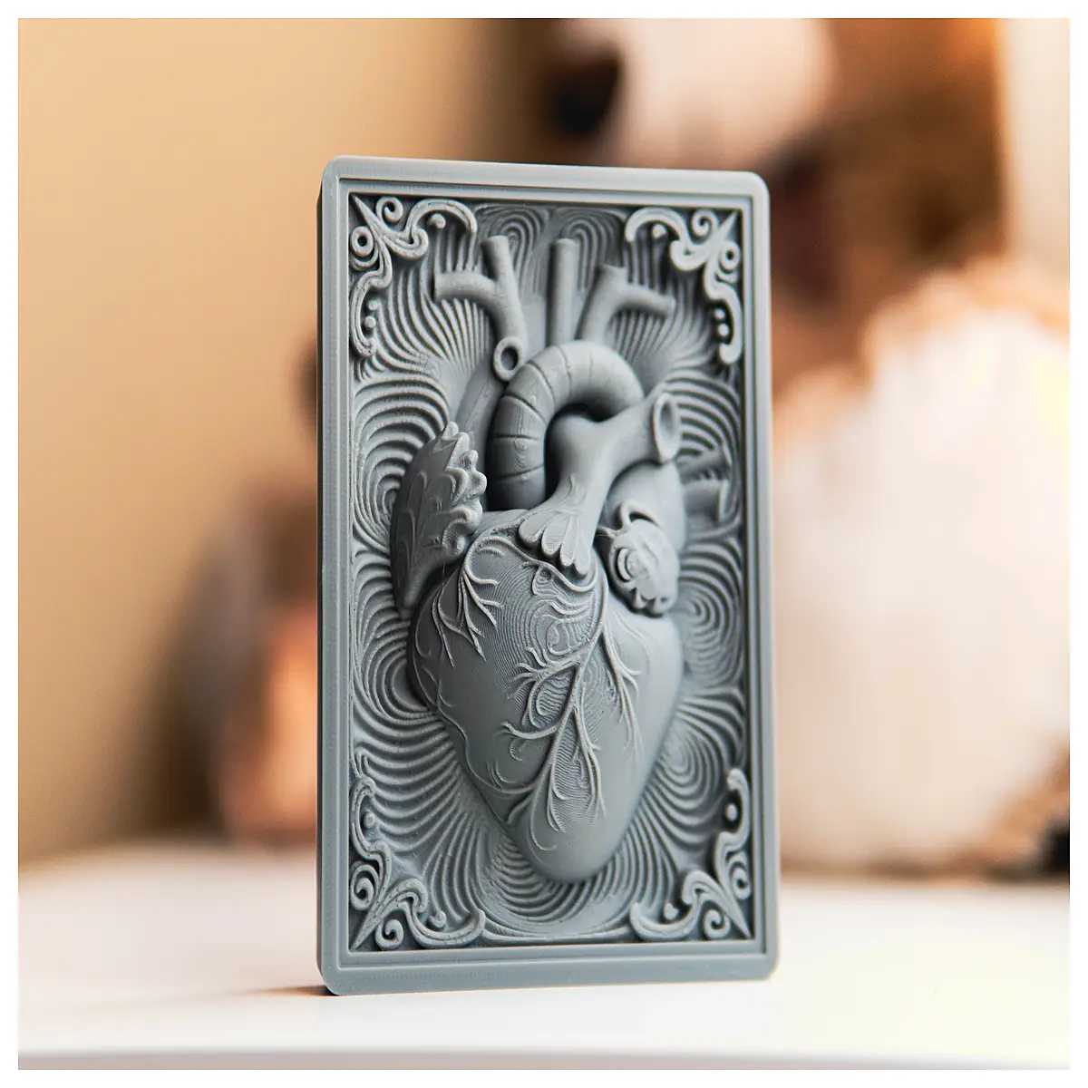 unified embossed art wall decor home accent