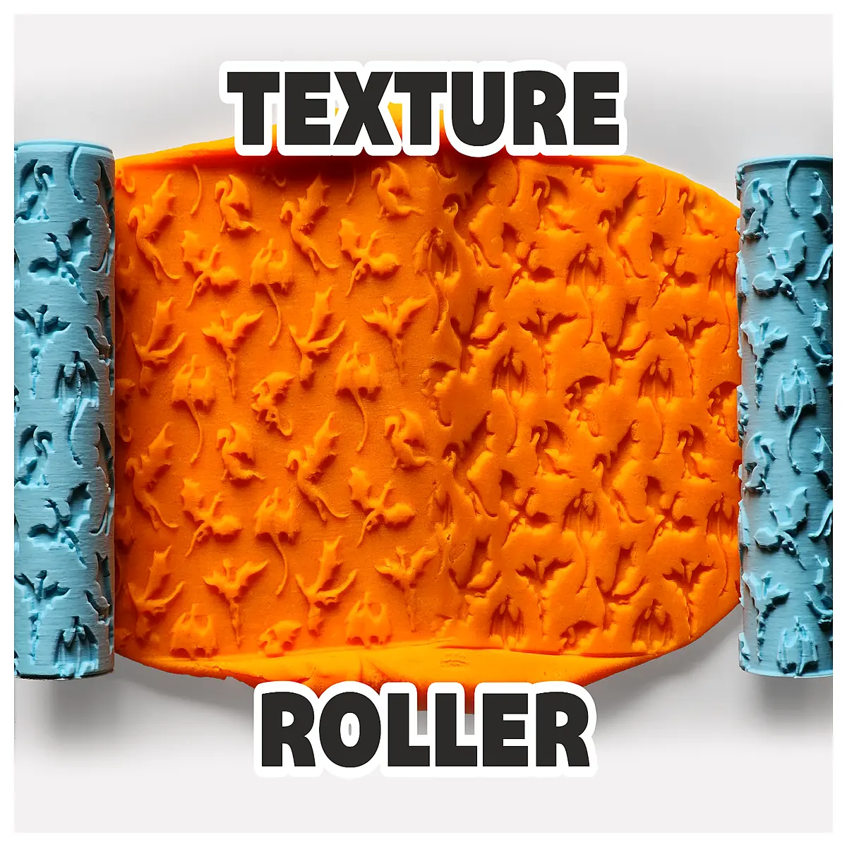 v314 dragon texture roller stamp for concrete flooring decorative wall stencils faux stone finish tool