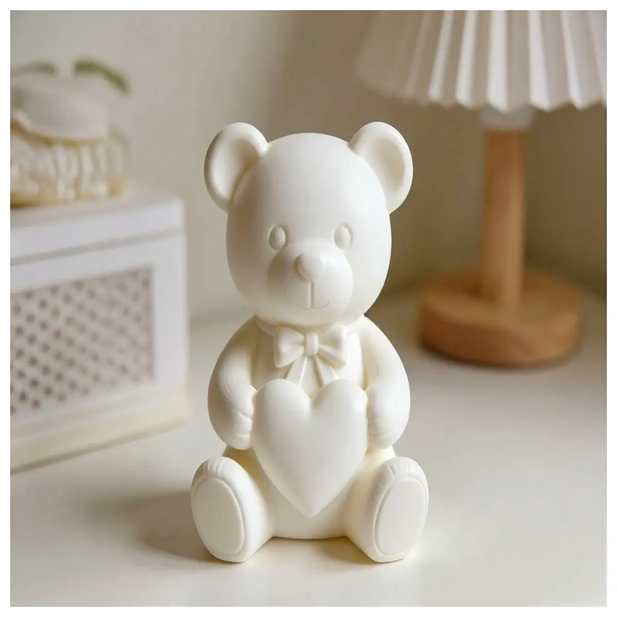 plush teddy bear shape love her romantic valentine birthday cuddly soft toy