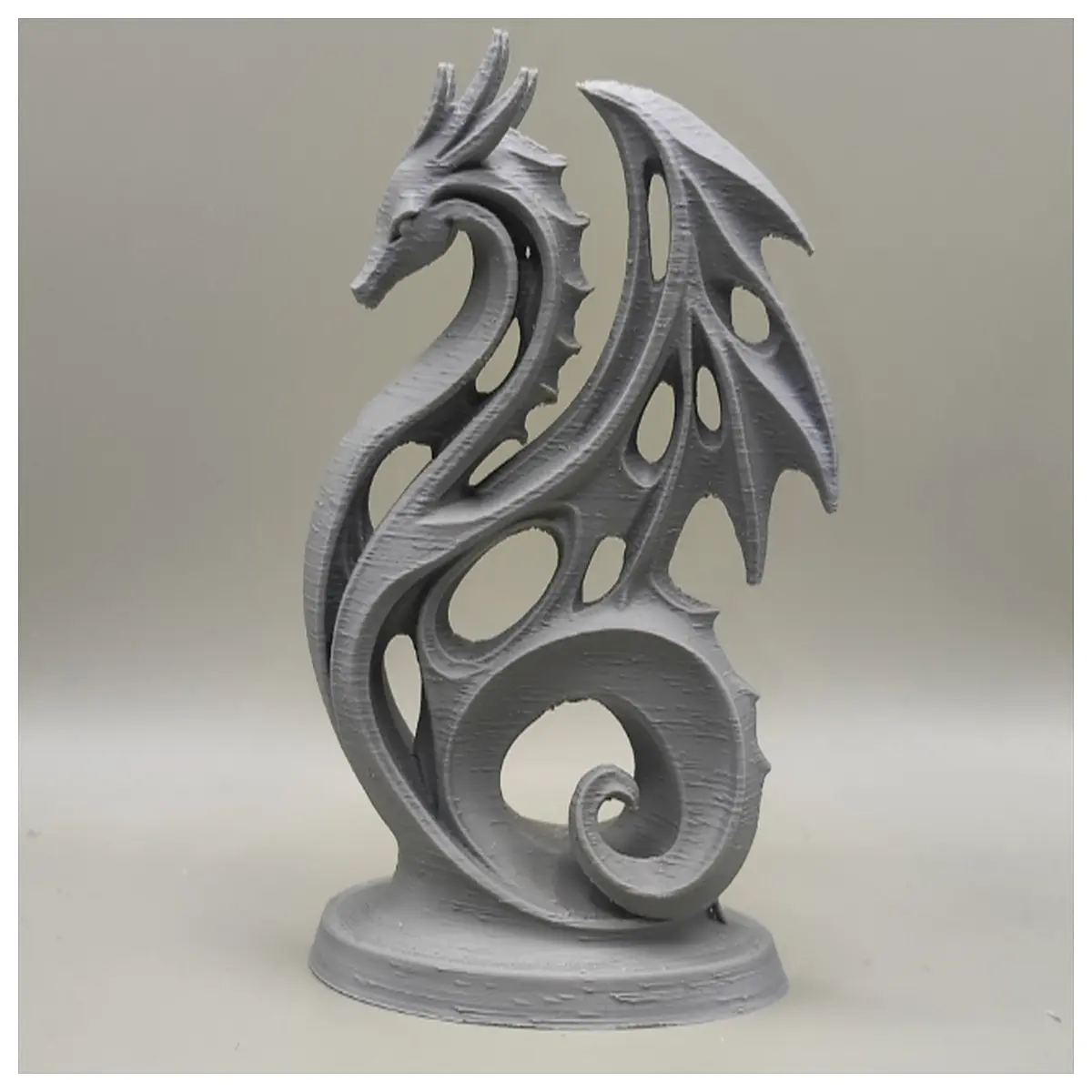 modern abstract dragon sculpture for home decor contemporary metal art piece office desk statue minimalist fantasy creature figurine