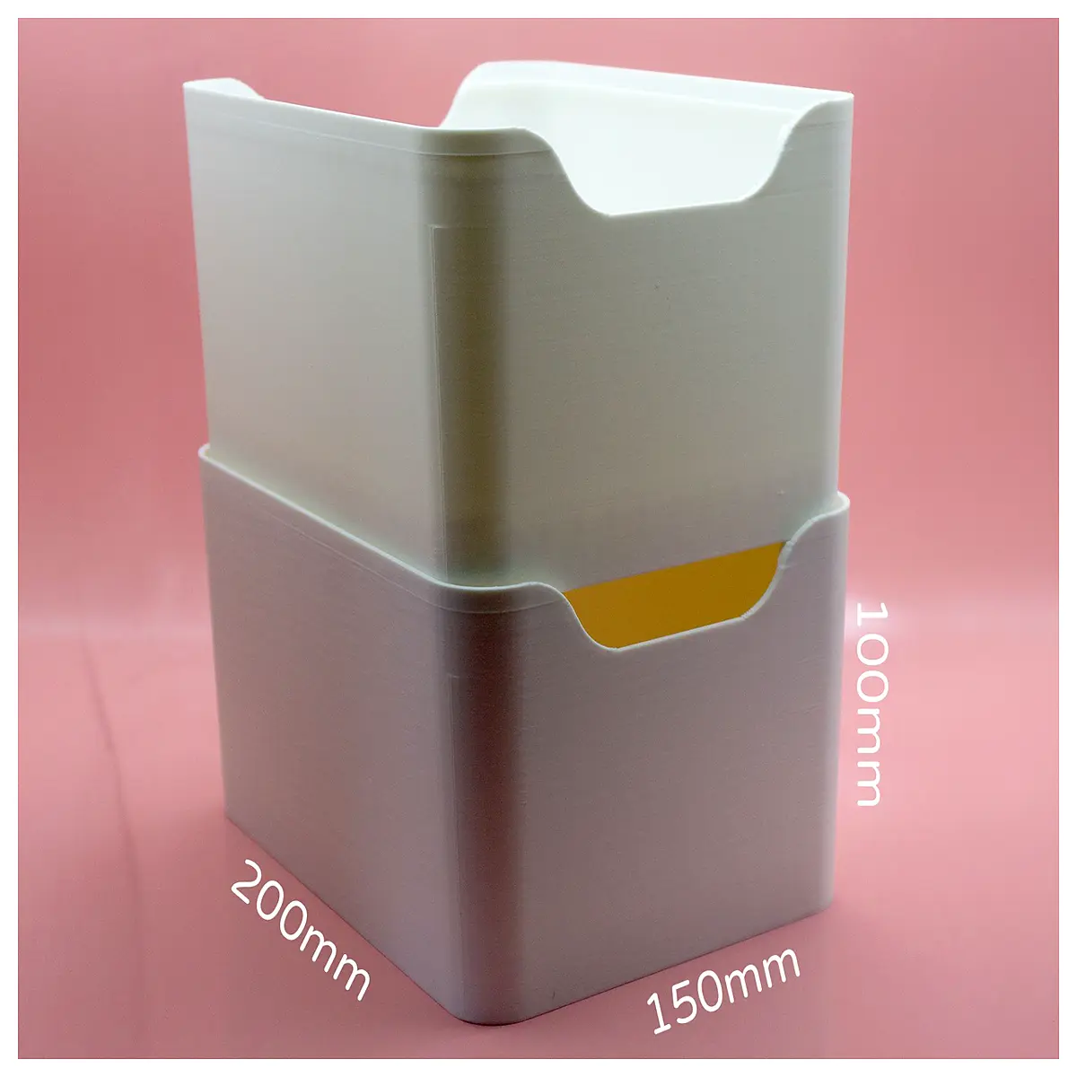 stackable storage bins with lids plastic organizer boxes for closet pantry shelf space saving containers