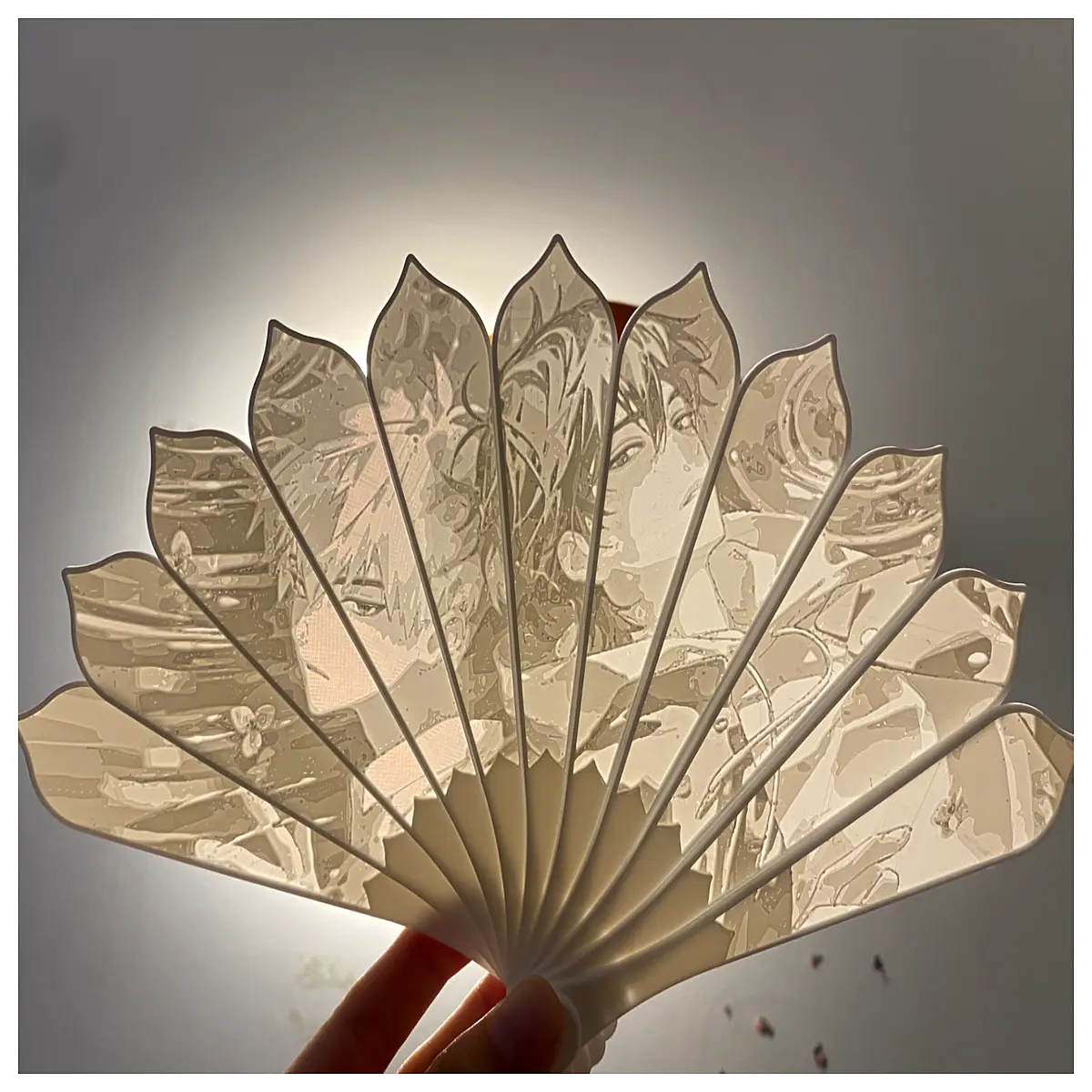 link click cheng xiaoshi lu guang translucent relief folding chinese anime cosplay prop gift