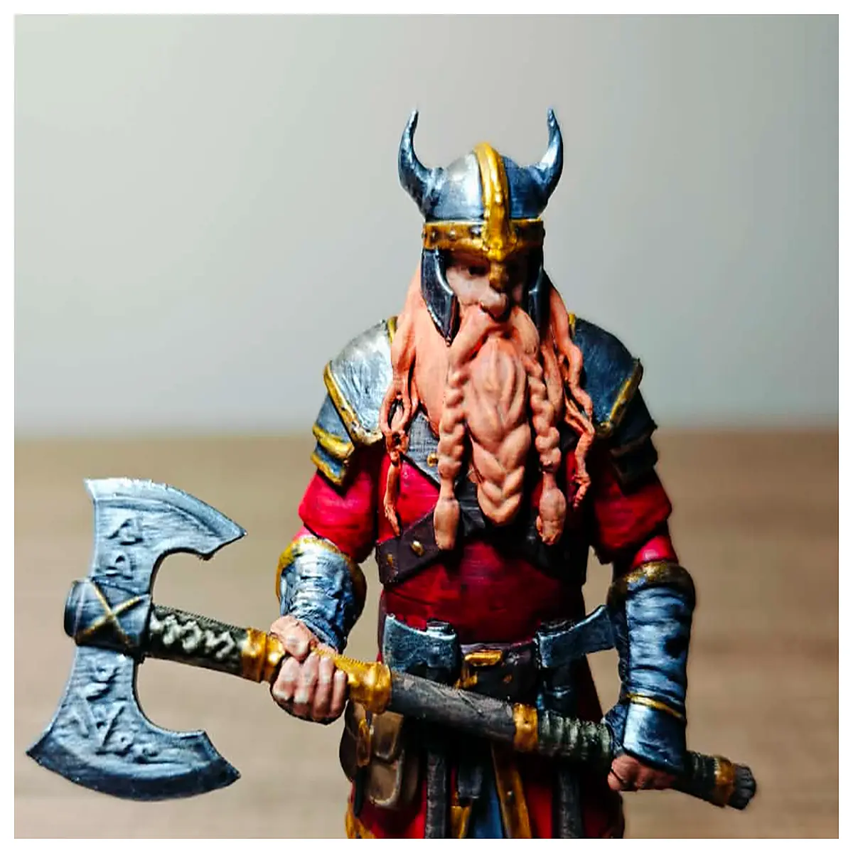 dwarf figurine 3 inch scale miniature wargaming terrain accessory collectible