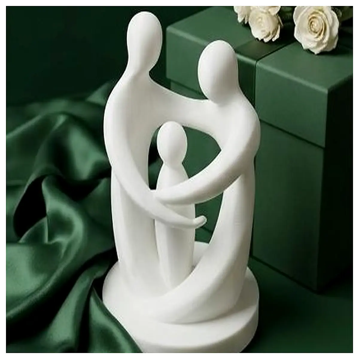 modern home embrace sculpture decor abstract hugging figure art piece for living room shelf minimalist couple hug statue gift