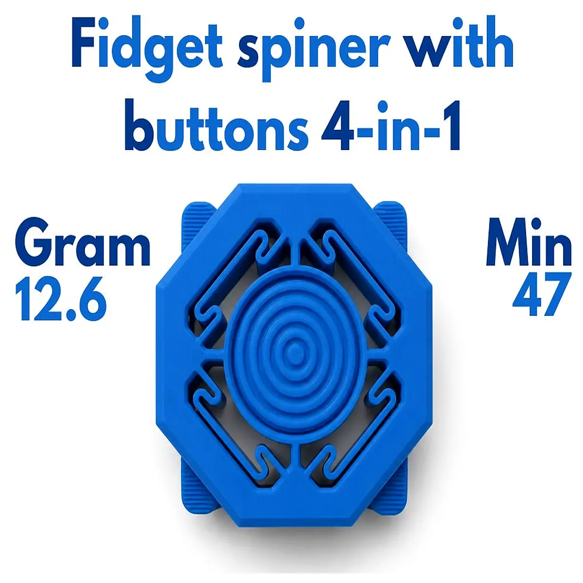 4 in 1 fidget spinner with button stress relief toy anti anxiety desk gadget for adults kids