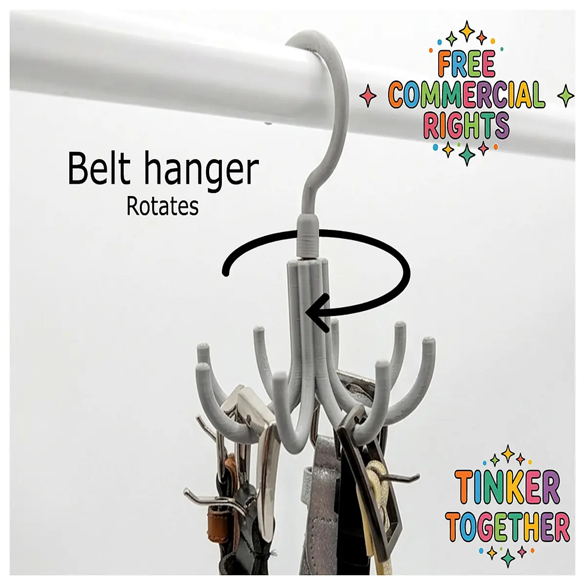 duty swivel belt hooks for tools rotating carabiner clips for keychains and dog leashes