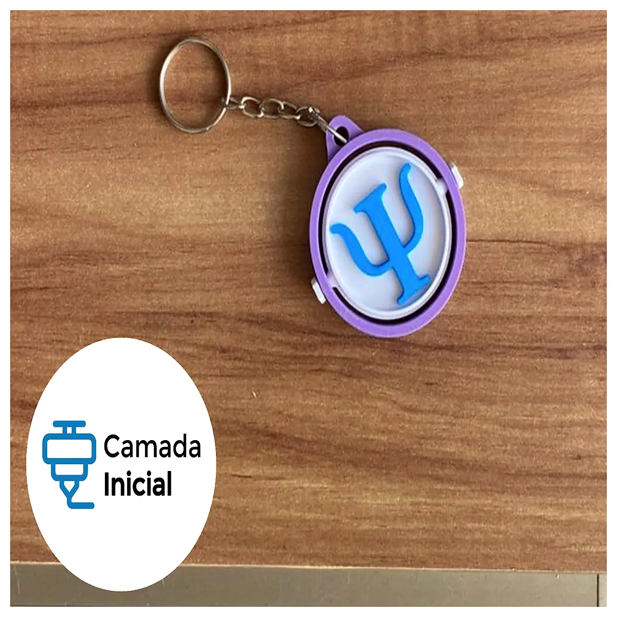 psychology keychain brain symbol neuroscience students mental health awareness charm cognitive science teacher appreciation present