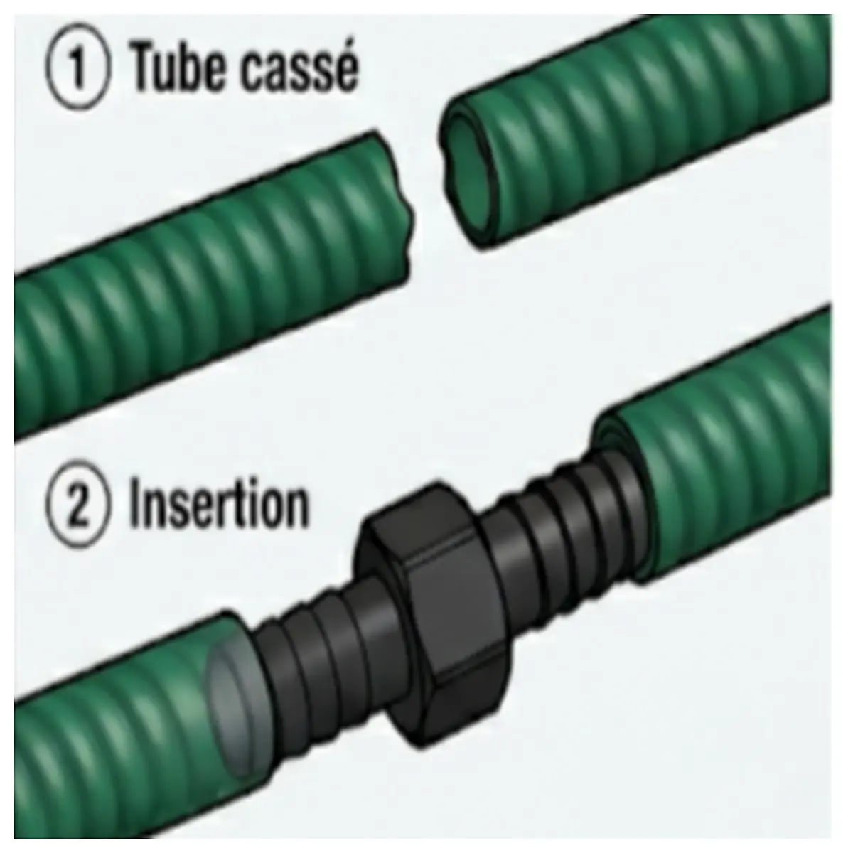 20mm pipe repair coupling fitting for leaky water line
