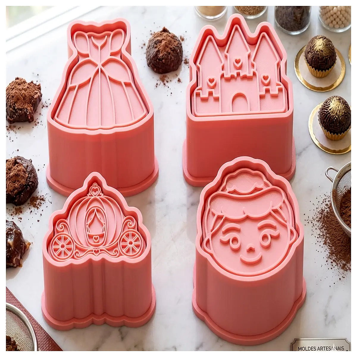brigadeiro extruder for homemade chocolate truffles sweet princess party favors and diy candy decorating tools