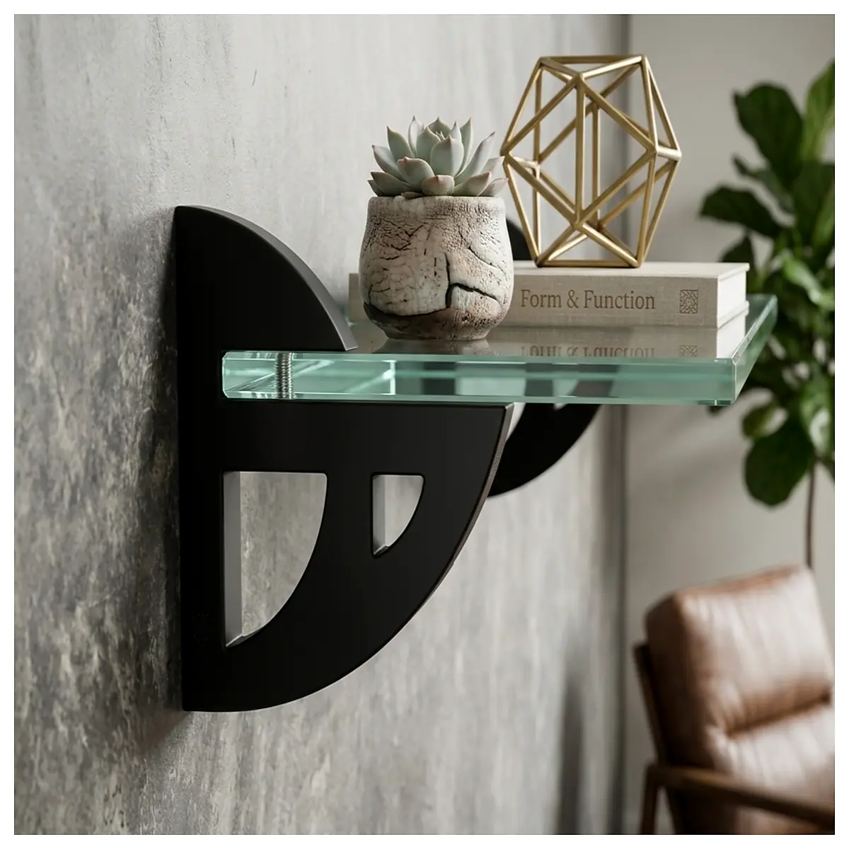 duty glass shelf brackets for wall mounting tempered safety glass support clips with rubber pads adjustable floating shelf hardware