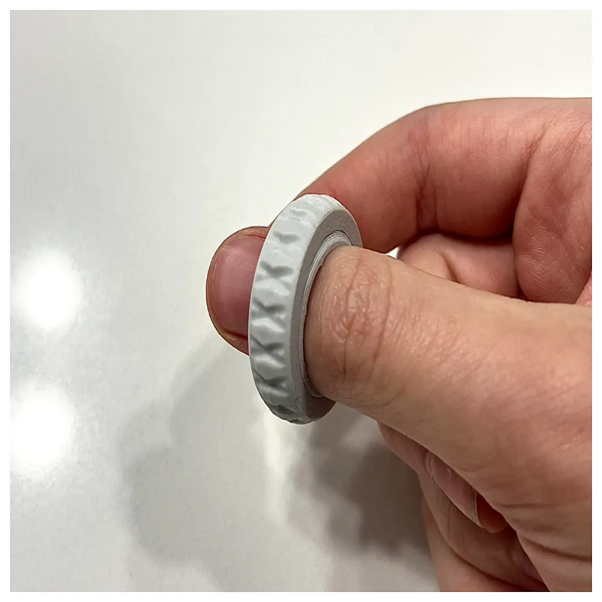 anti stress ring for anxiety relief fidget toy metal spinning jewelry