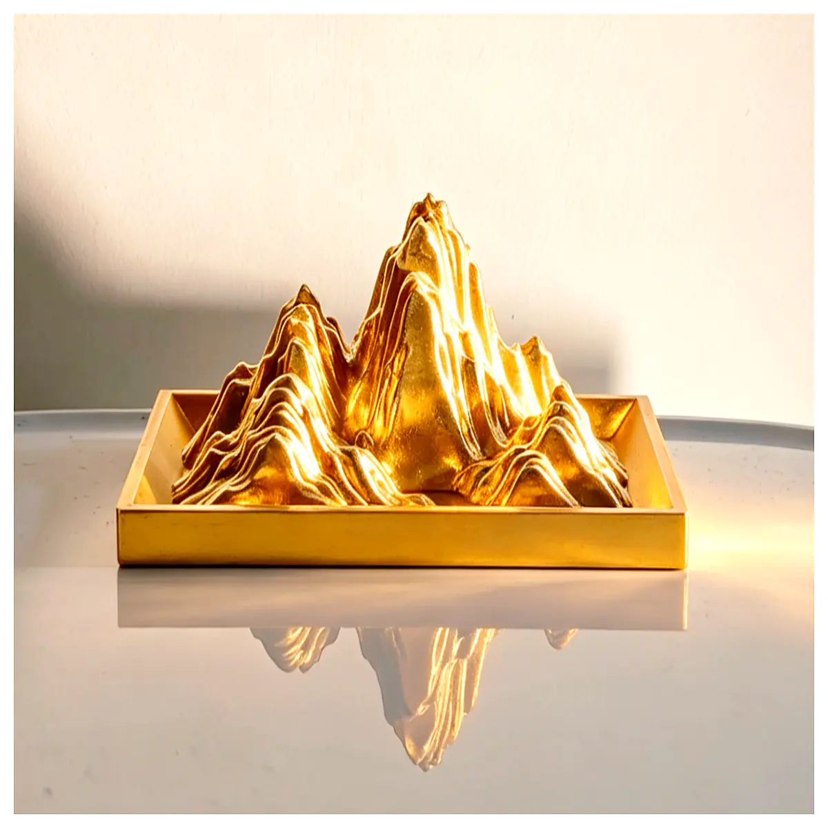 gold mountain diffuser stone aromatherapy home decor scent holder for essential oils