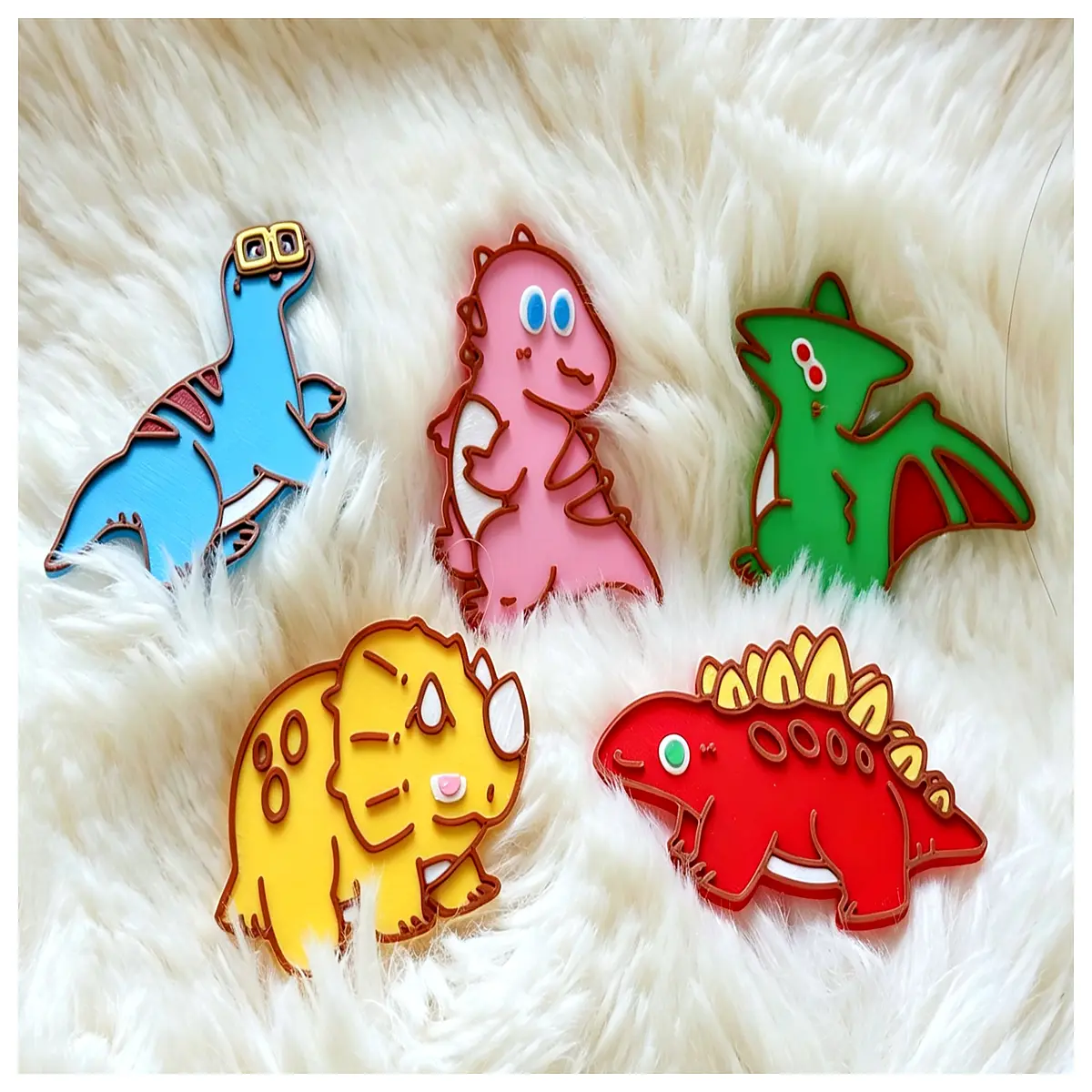 mayday dinosaur enamel pin badge collection concert merch