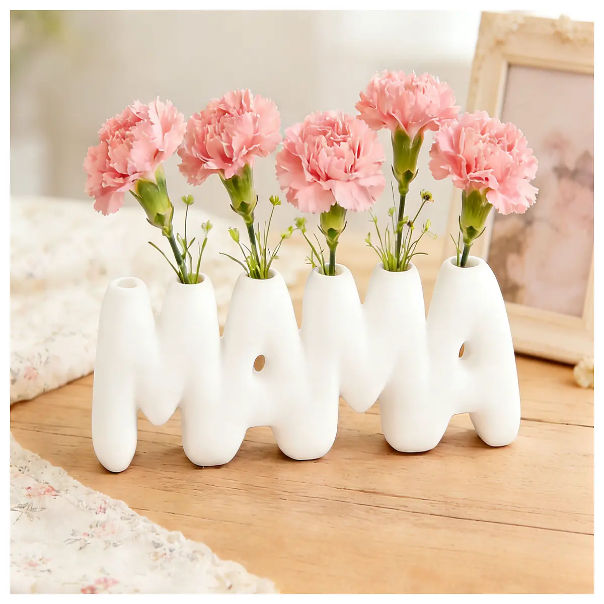 mother s day miniature floral arrangement desktop decor small potted flowers for mom gift