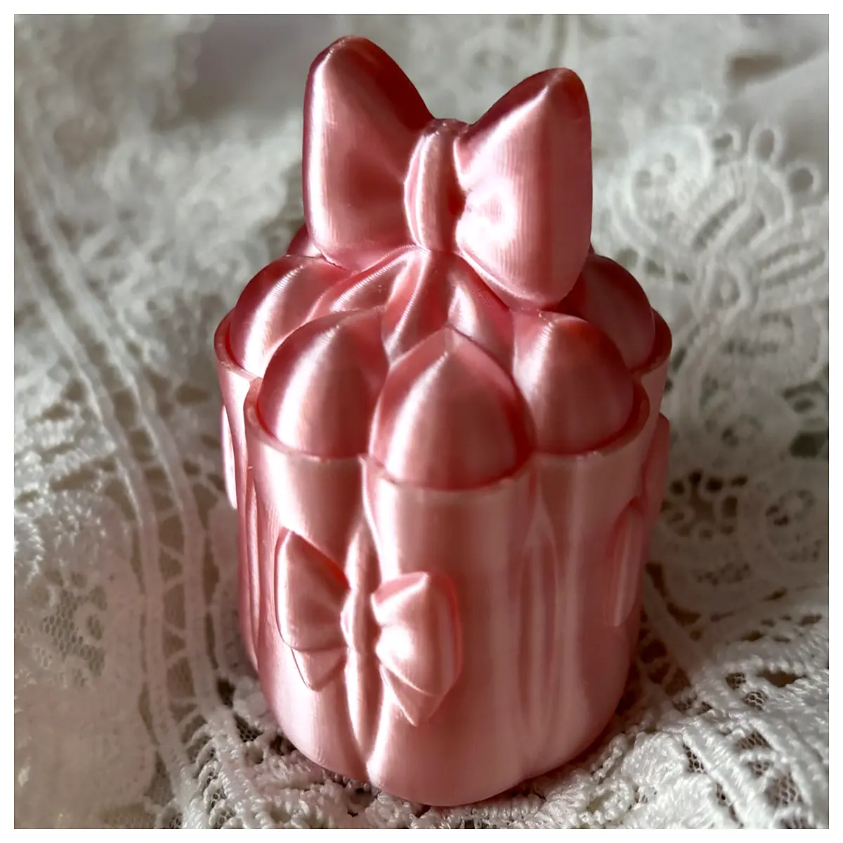 cute bowknot flower storage box jewelry organizer desktop decor for photos home styling aesthetic trinket tray