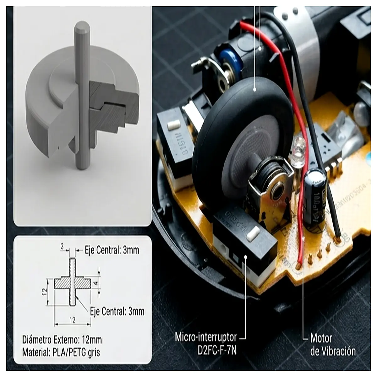 universal wheel encoder replacement part for gaming laptop repair
