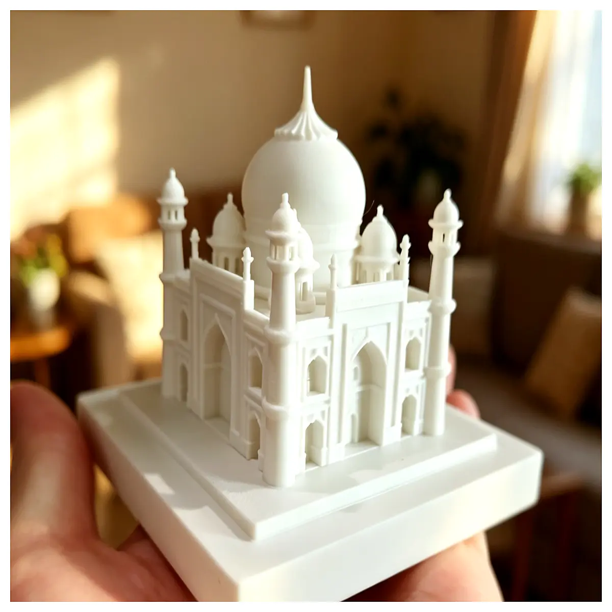 taj mahal miniature diy architectural desk ornament history lovers