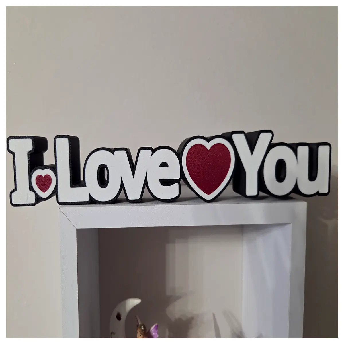 cute love you keychain for couples romantic friendship gift with charm