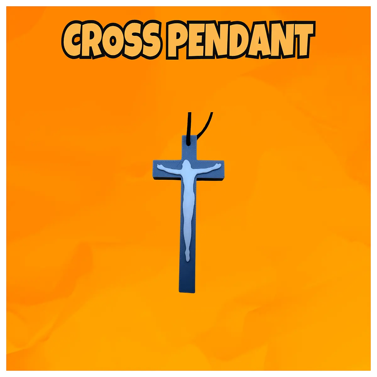 stainless steel cross pendant men christian faith jewelry catholic rosary necklace him