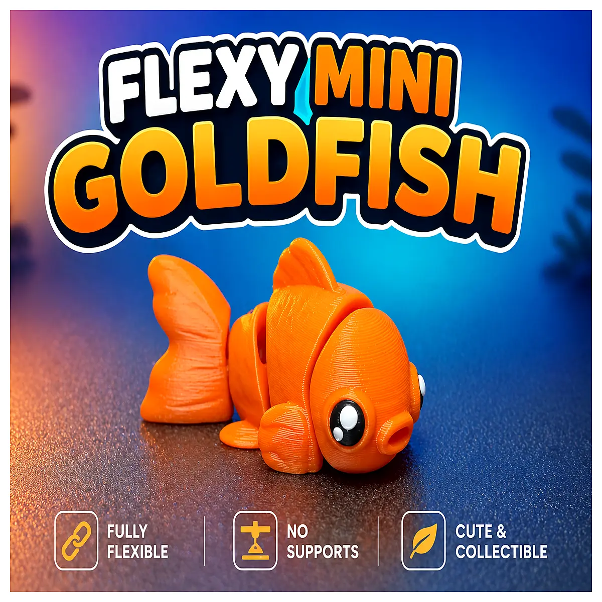 flexible mini goldfish toy stress relief squeeze fish for kids party favors anti anxiety fidget