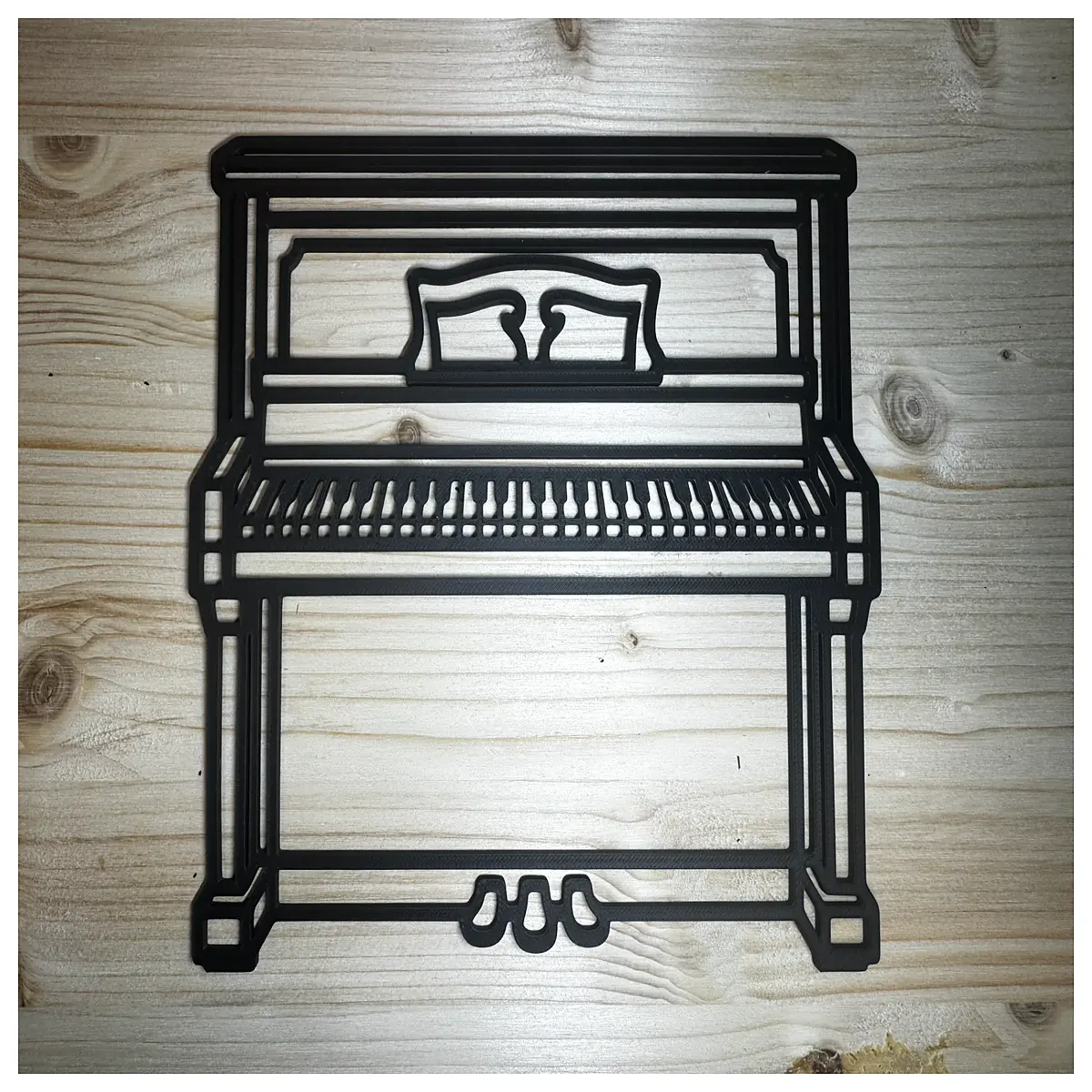 minimalist wall mounted piano art vertical musical instrument decor for living room modern home music studio aesthetic