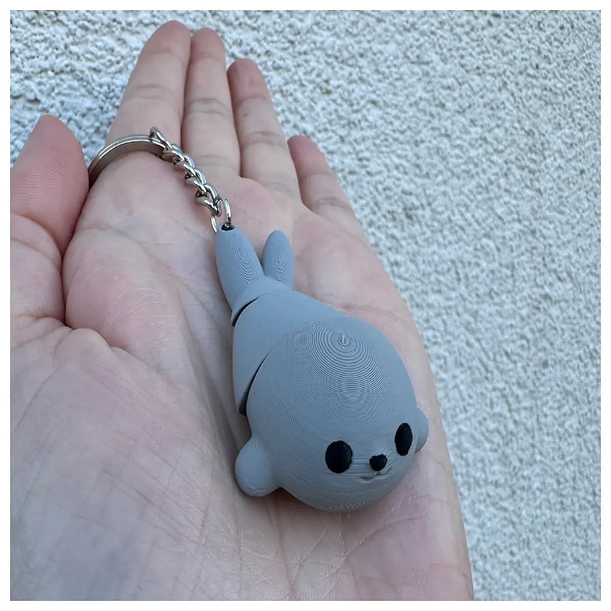 cute seal plush keychain bag charm for girls funny sea animal zipper puller kawaii ocean creature kids and teens