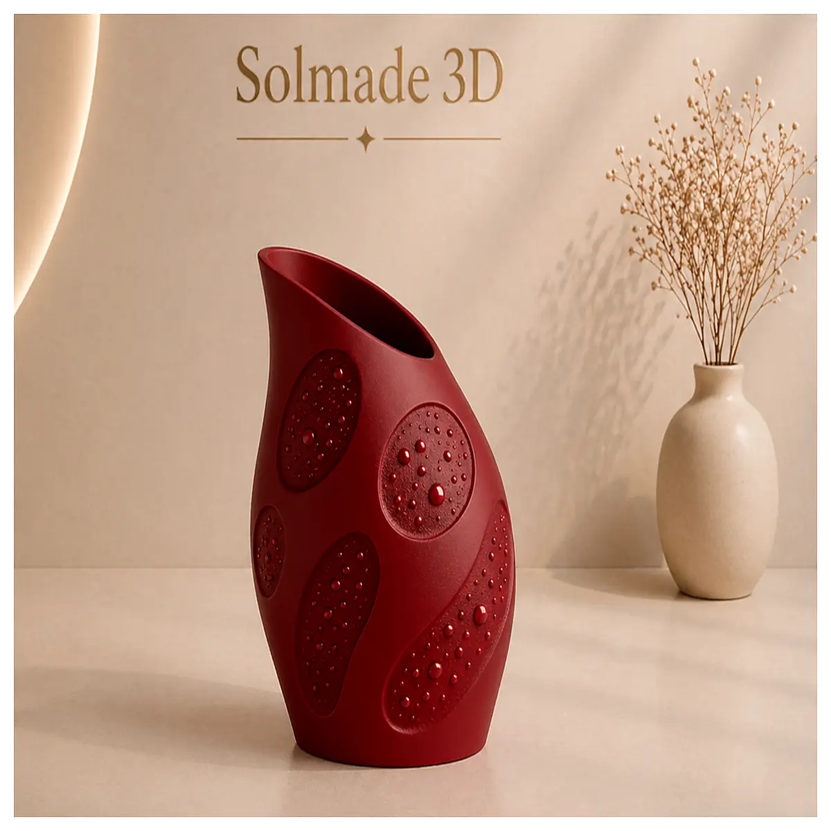 solmade bubble vase modern glass table centerpiece clear geometric home decor
