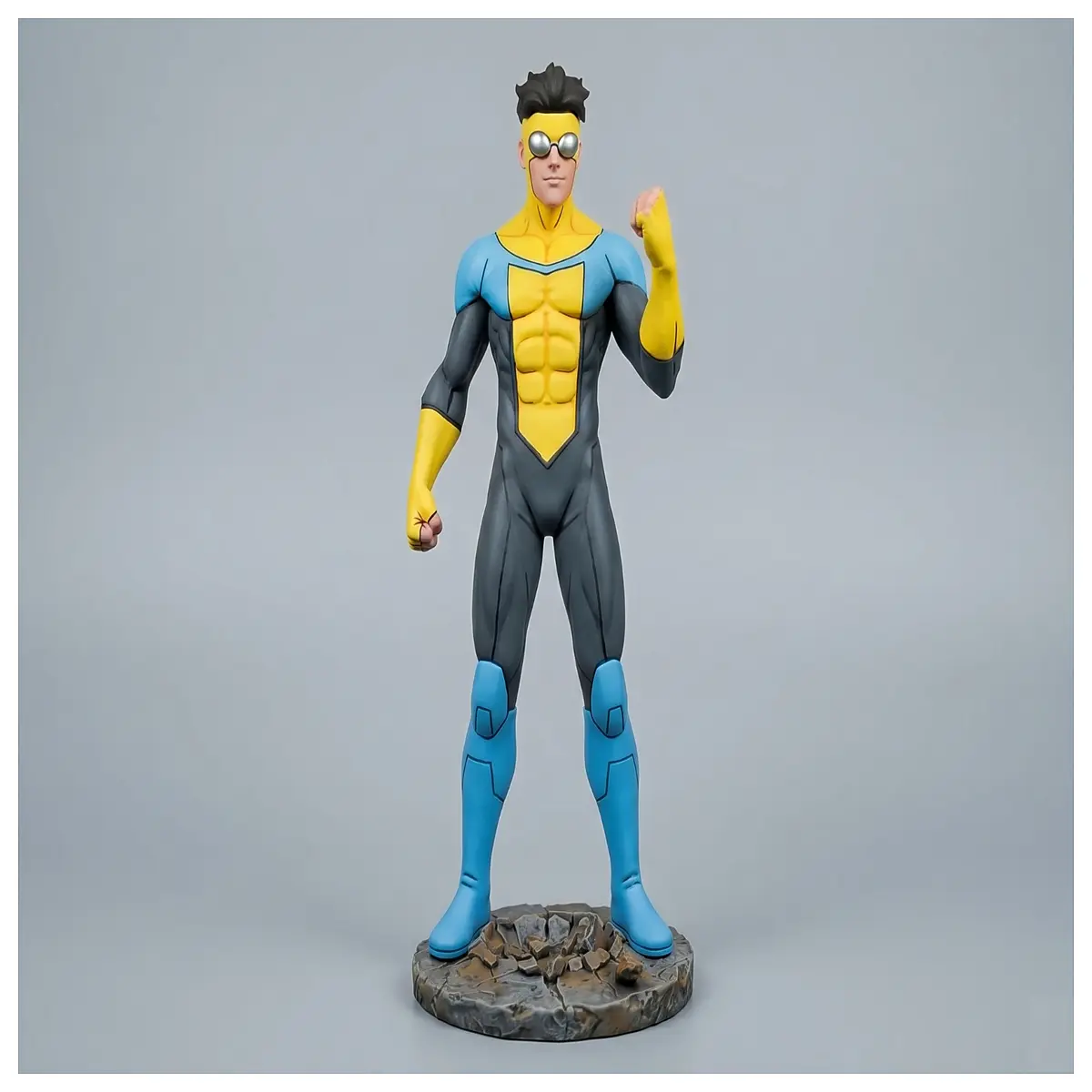 invincible mark grayson statue base hero pose collectible figure accessory