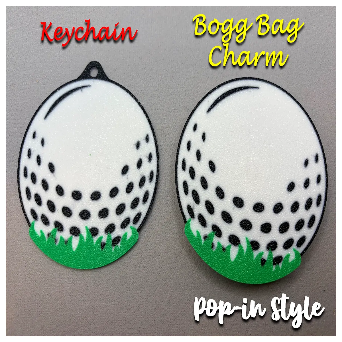 bag charm keychain clip for golfers cute accessory for bags