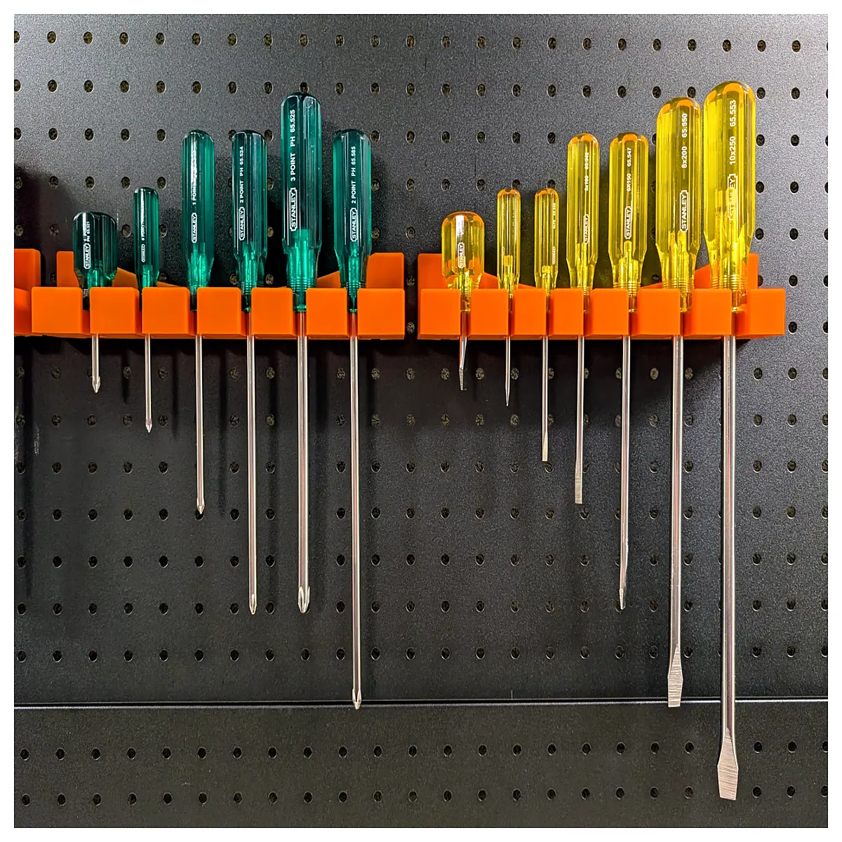 acetate screwdriver holder wall mount organizer rack for tool storage garage workshop