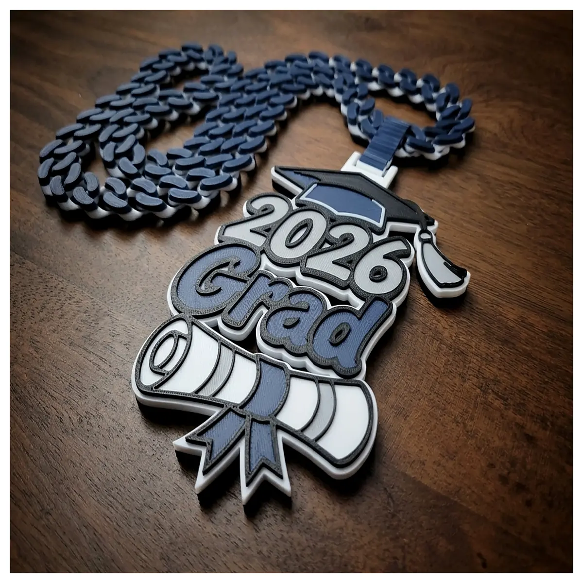 class of 2026 graduation gifts for him hip hop chain necklace men s gold plated stainless steel rappers jewelry