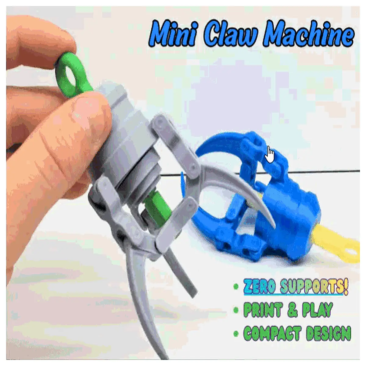 mini claw machine for kids desktop arcade game toy with prize box