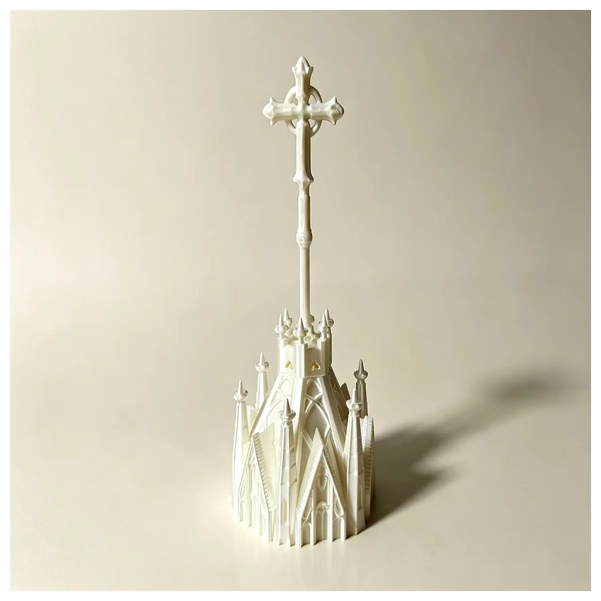 vintage gothic cathedral spire funnel for coffee brewing ornate resin pour over dripper barista style espresso filter holder