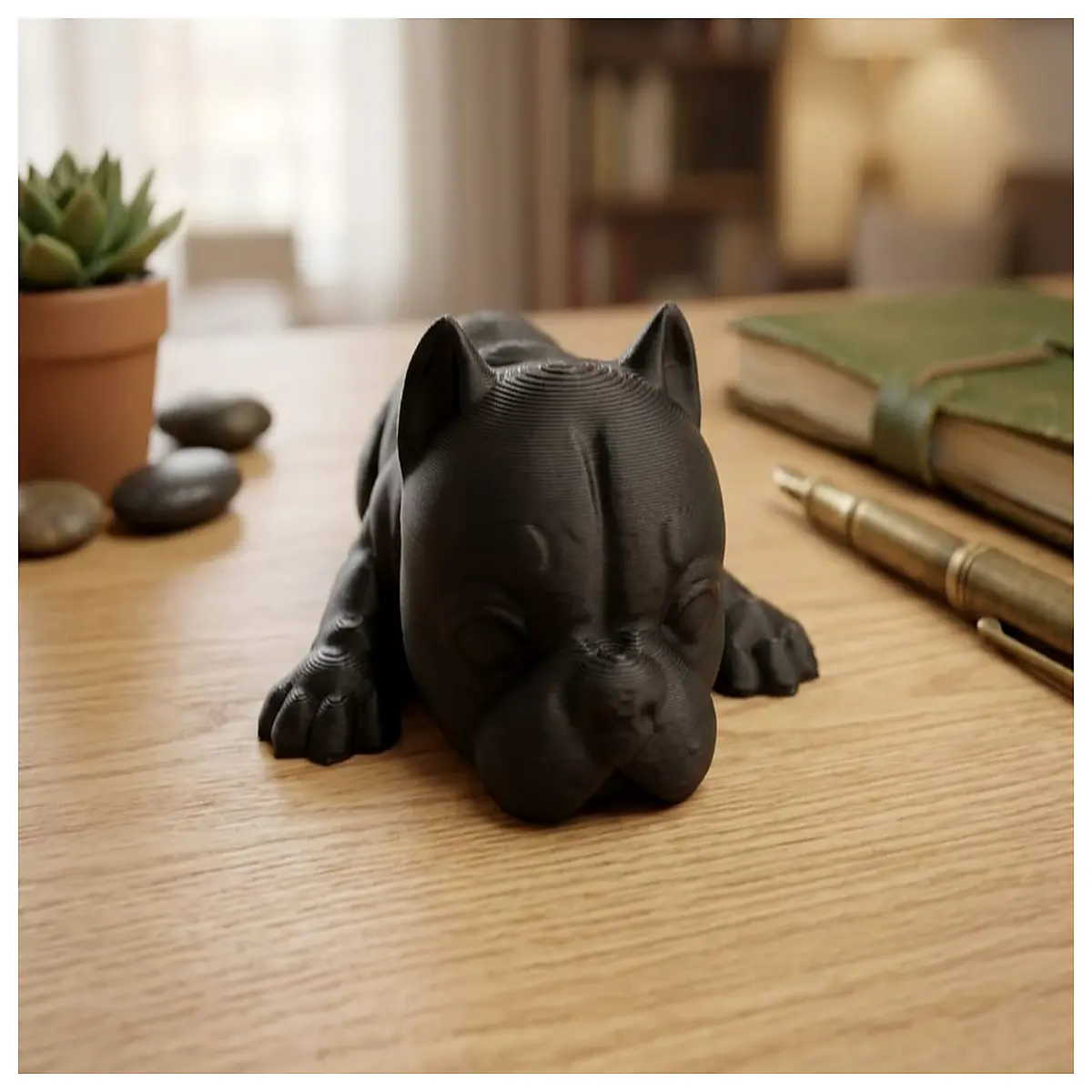 american bully dog action figure collectible toy realistic poseable statue for collectors