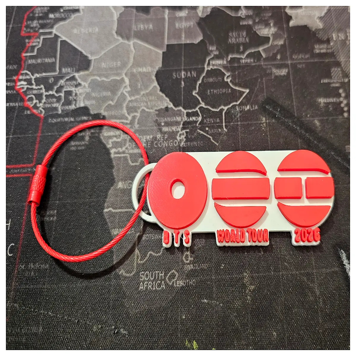 kpop bts army merch keychain ring holder for bag cute kawaii accessory